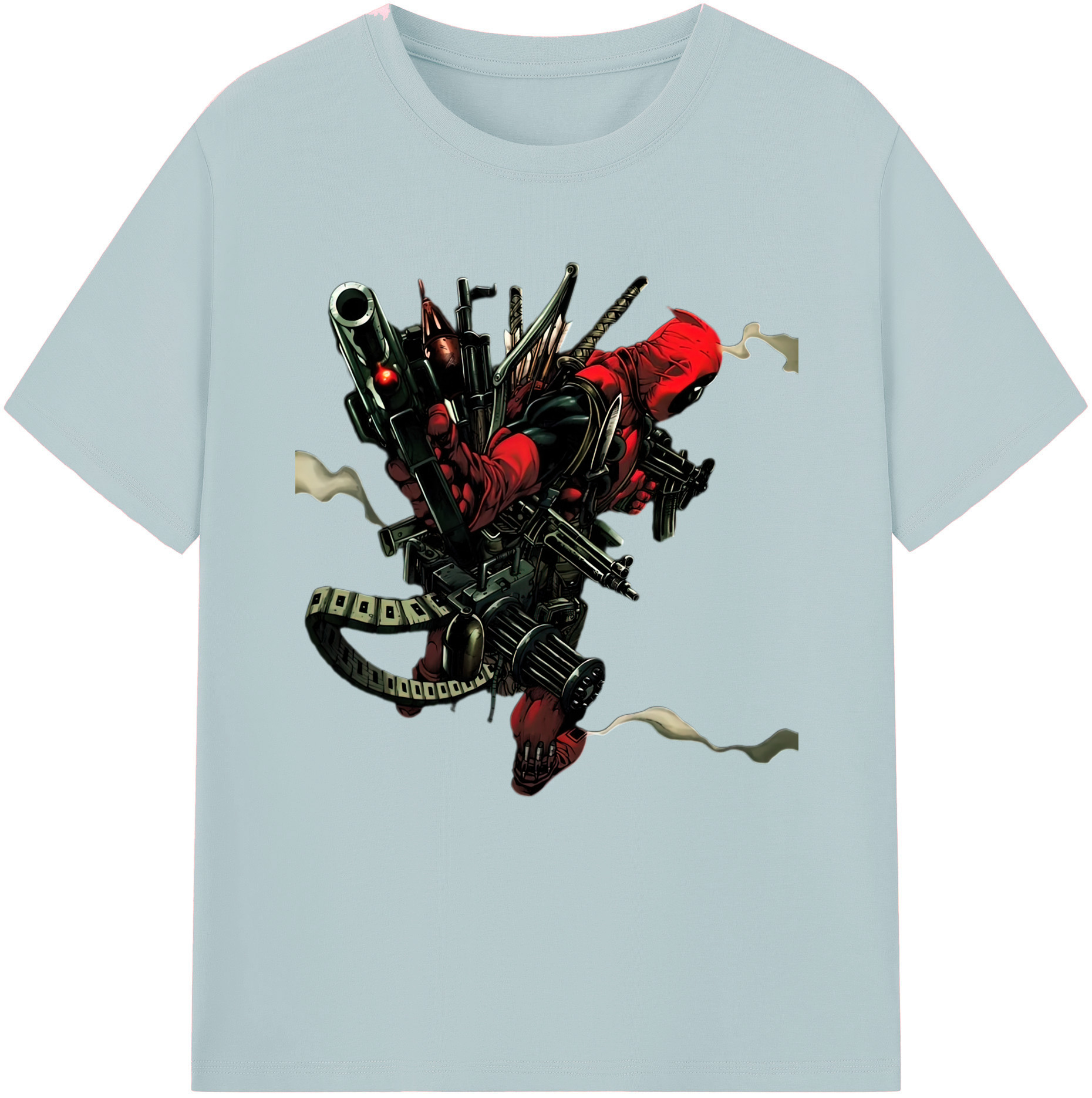 （画像用） Deadpool デッドプール 綿100％半袖Tシャツ（フロントプリント）
